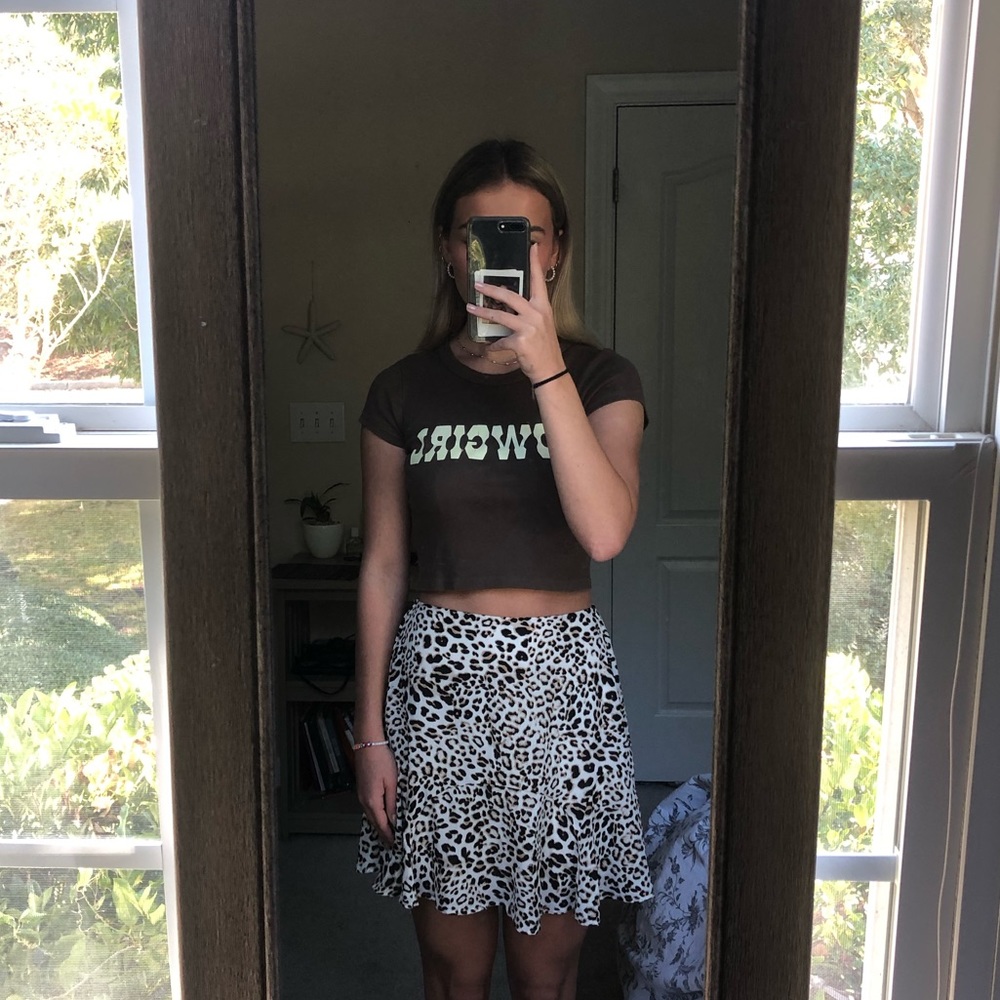Leopard Skirt